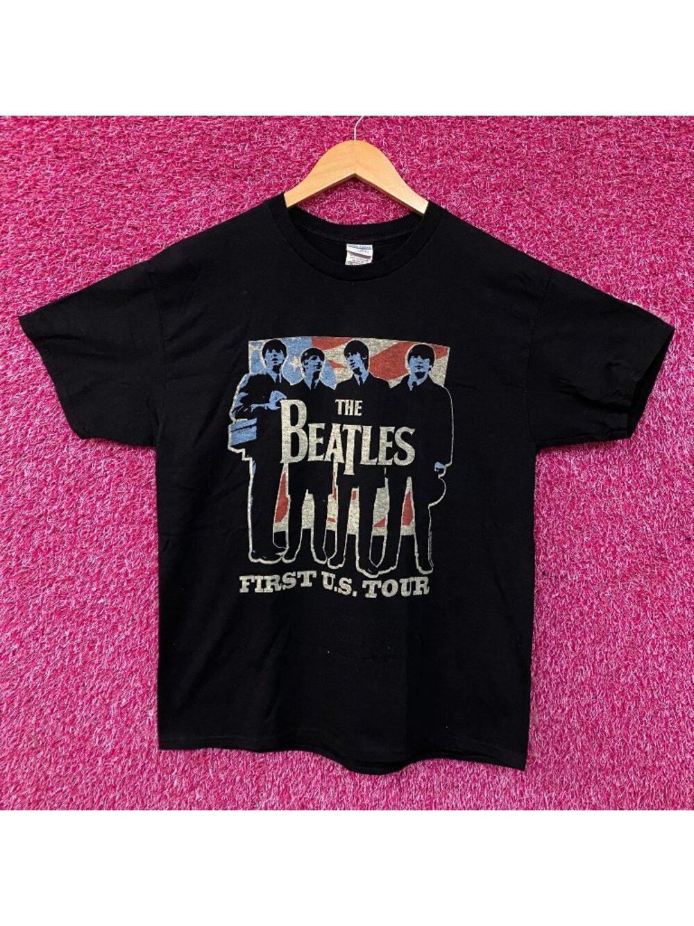 Junk Food Clothing The Beatles First U.S. Tour Flea Market Tee Medium